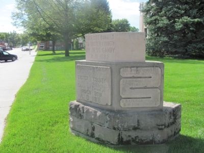 Erected and Donated to Custer County Marker image. Click for full size.