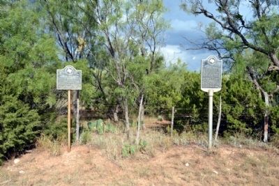 Mountain Pass Station and Near Site of Indian Battle Markers. Click for full size. Mountain Pass Station and Near Site of Indian Battle Markers image. Click for full size.