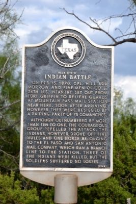 Near Site of Indian Battle Marker. Click for full size. Near Site of Indian Battle Marker image. Click for full size.