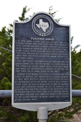 Fletcher Ranch Marker image. Click for full size.