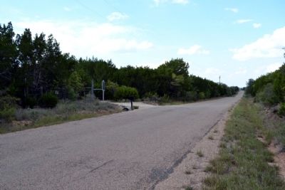 View to North Along Old Coleman Highway image. Click for full size.