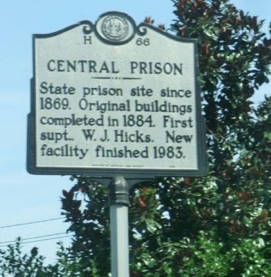 Central Prison Marker image. Click for full size.