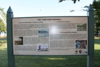The Yorktown Windmill Marker image. Click for full size.