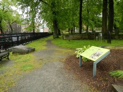 The Old Burying Ground Marker image. Click for full size.