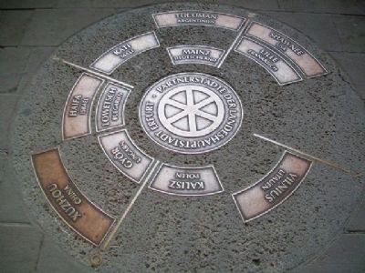 Erfurt Sister Cities Marker image. Click for full size.