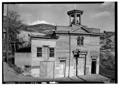 Liberty Fire House, Gold Hill, Storey County, NV image. Click for more information.