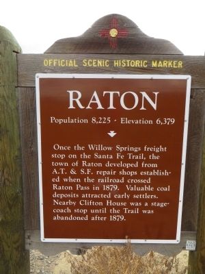 Raton Marker image. Click for full size.