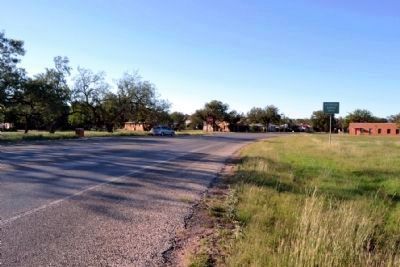 View to Northwest on State Highway 158<br>at Intersection with US 277 image. Click for full size.