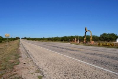 View to Northeast Along US 277. Click for full size. View to Northeast Along US 277 image. Click for full size.