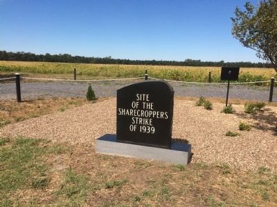Site of the Sharecroppers Strike of 1939 Marker image. Click for full size.
