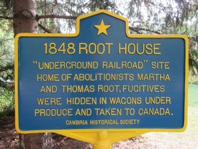 1848 Root House Marker image. Click for full size.