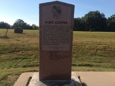 Fort Coffee Marker image. Click for full size.
