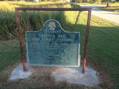 Tamaha Jail and Ferry Landing Marker image. Click for full size.