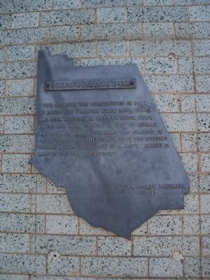 Fillmore State Bank Marker image. Click for full size.