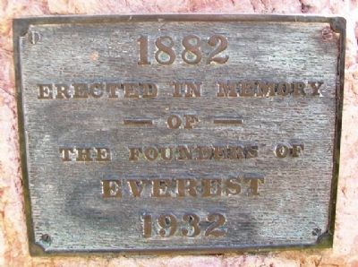 The Founders of Everest Marker image. Click for full size.