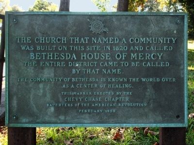 The Church that Named a Community Marker image. Click for full size.