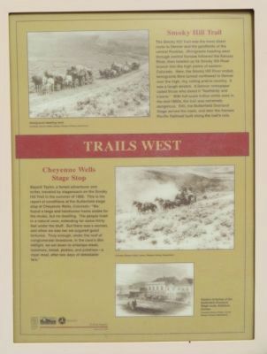 Trails West Marker image. Click for full size.