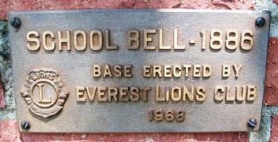 School Bell - 1886 Marker image. Click for full size.