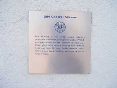 364 Central Avenue Marker. Click for full size. 364 Central Avenue Marker image. Click for full size.