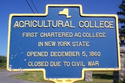 Agricultural College Marker. Click for full size. Agricultural College Marker image. Click for full size.