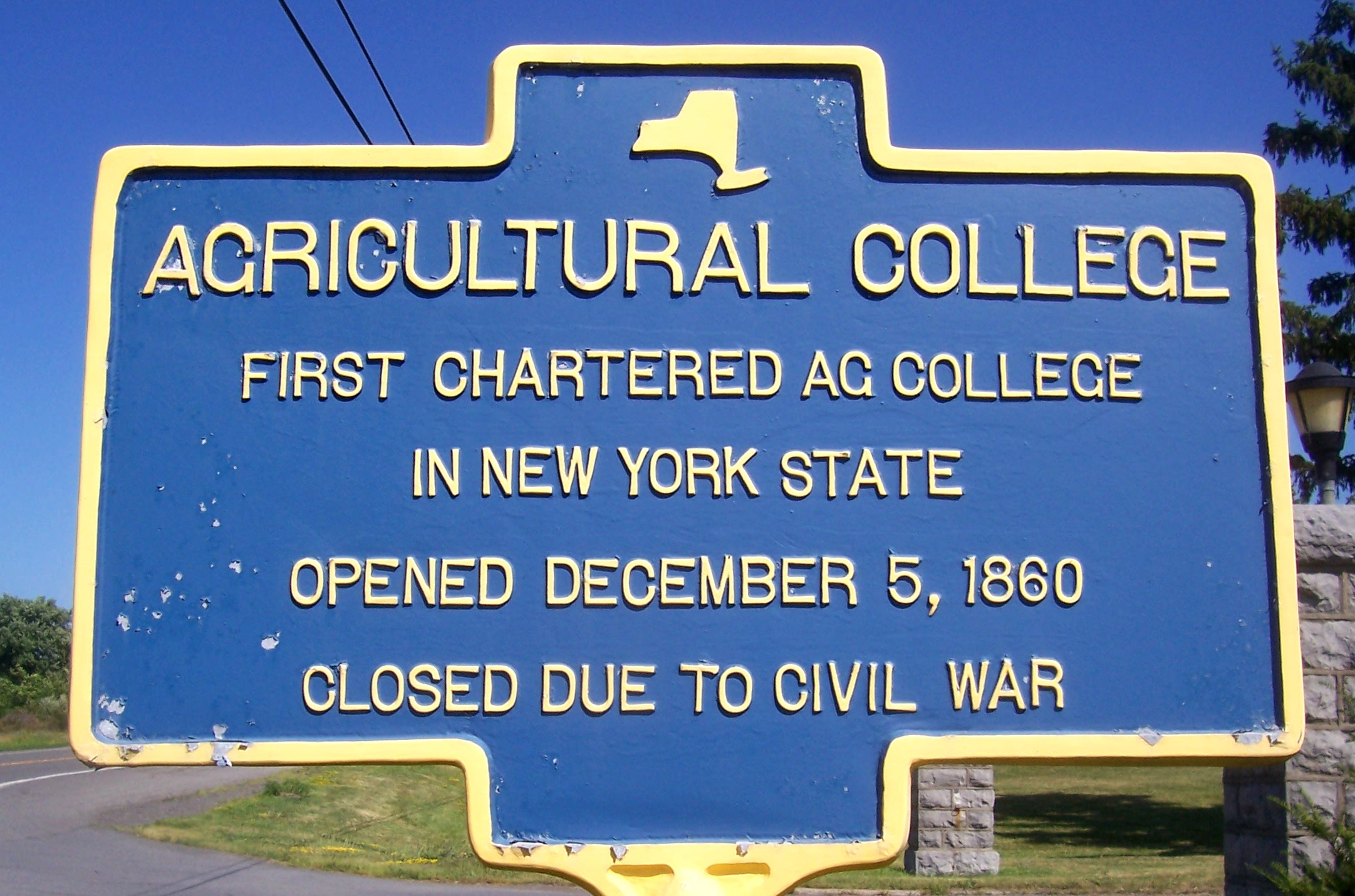 Agricultural College Marker