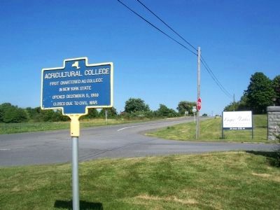 Agricultural College Marker. Click for full size. Agricultural College Marker image. Click for full size.