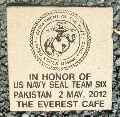 Everest Honor Garden Tile - SEAL Team Six image. Click for full size.