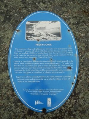 Peggy's Cove Marker image. Click for full size.