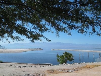 The Salton Sea from the North Shore Beach & Yacht Club image. Click for full size.