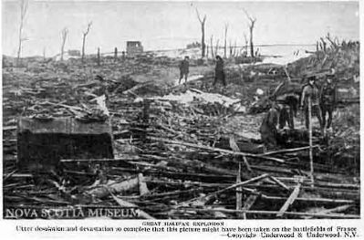Great Halifax Explosion image. Click for full size.