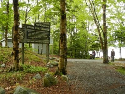 Shubenacadie Canal, Port Wallace Marker. Click for full size. Shubenacadie Canal, Port Wallace Marker image. Click for full size.