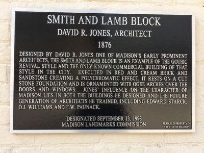 Smith and Lamb Block Marker image. Click for full size.
