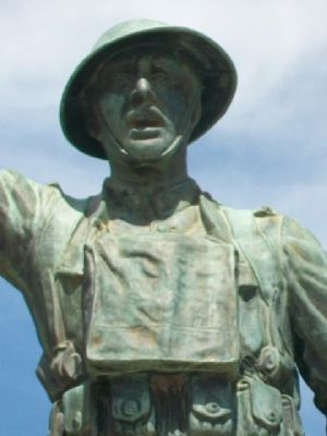 World War Memorial Statue Detail. Click for full size. World War Memorial Statue Detail image. Click for full size.