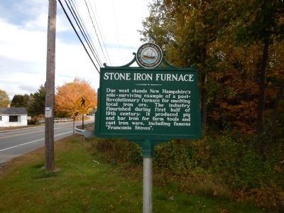 Stone Iron Furnace Marker image. Click for full size.