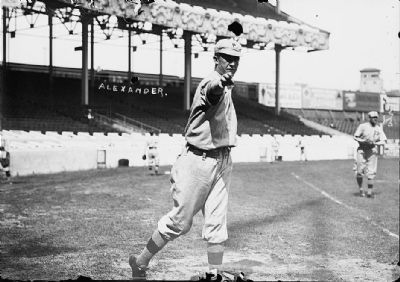 Grover Cleveland Alexander, Philadelphia NL. Click for full size. Grover Cleveland Alexander, Philadelphia NL image. Click for full size.