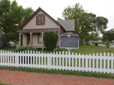 Cather Childhood Home Marker. Click for full size. Cather Childhood Home Marker image. Click for full size.