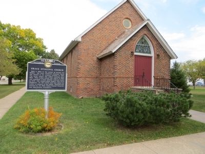 Grace Episcopal Church Marker image. Click for full size.