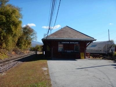 Center Rutland Depot. Click for full size. Center Rutland Depot image. Click for full size.