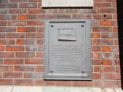 Old State House Marker image. Click for full size.