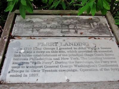 Ferry Landing Marker (<i>"Wells Ferry"</i>) image. Click for full size.