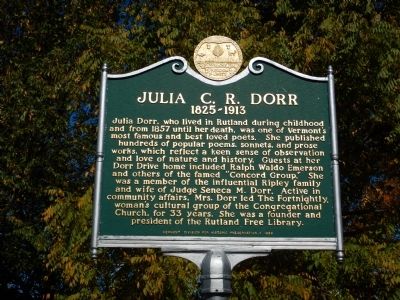 Julia C.R. Dorr Marker image. Click for full size.