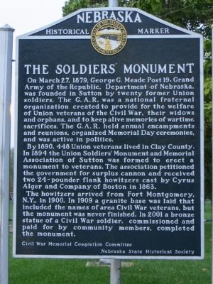 The Soldier's Monument Marker image. Click for full size.