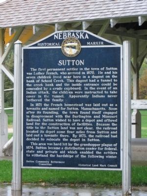Sutton Marker image. Click for full size.