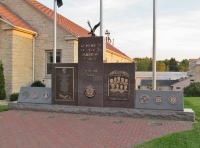 Casco Veterans Memorial image. Click for full size.