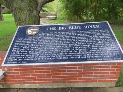 The Big Blue River Marker image. Click for full size.