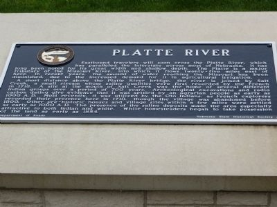 Platte River Marker image. Click for full size.