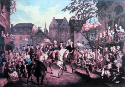 George Washington Arriving in New York image. Click for full size.