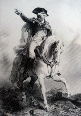 George Washington Directing His Troops. Click for full size. George Washington Directing His Troops image. Click for full size.