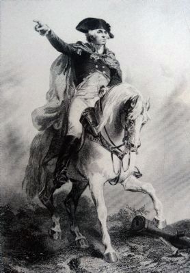 George Washington Directing His Troops image. Click for full size.