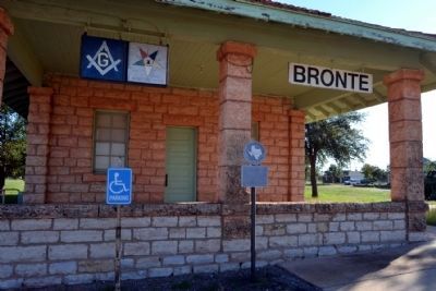 Bronte Depot and Marker. Click for full size. Bronte Depot and Marker image. Click for full size.